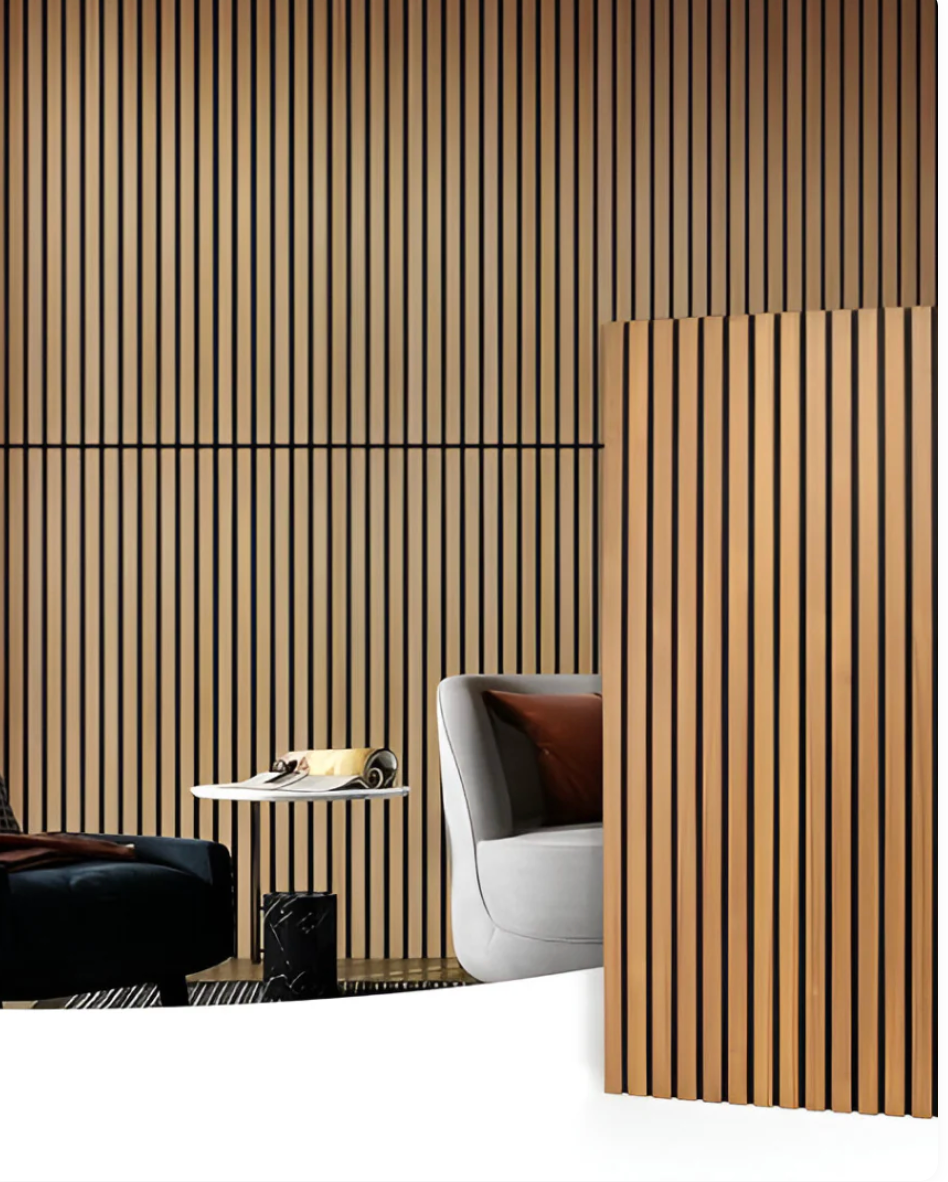 (PAGUE 1 LEVE 2) FlexWood — Painel Ripado Flexível para Qualquer Parede 🔥