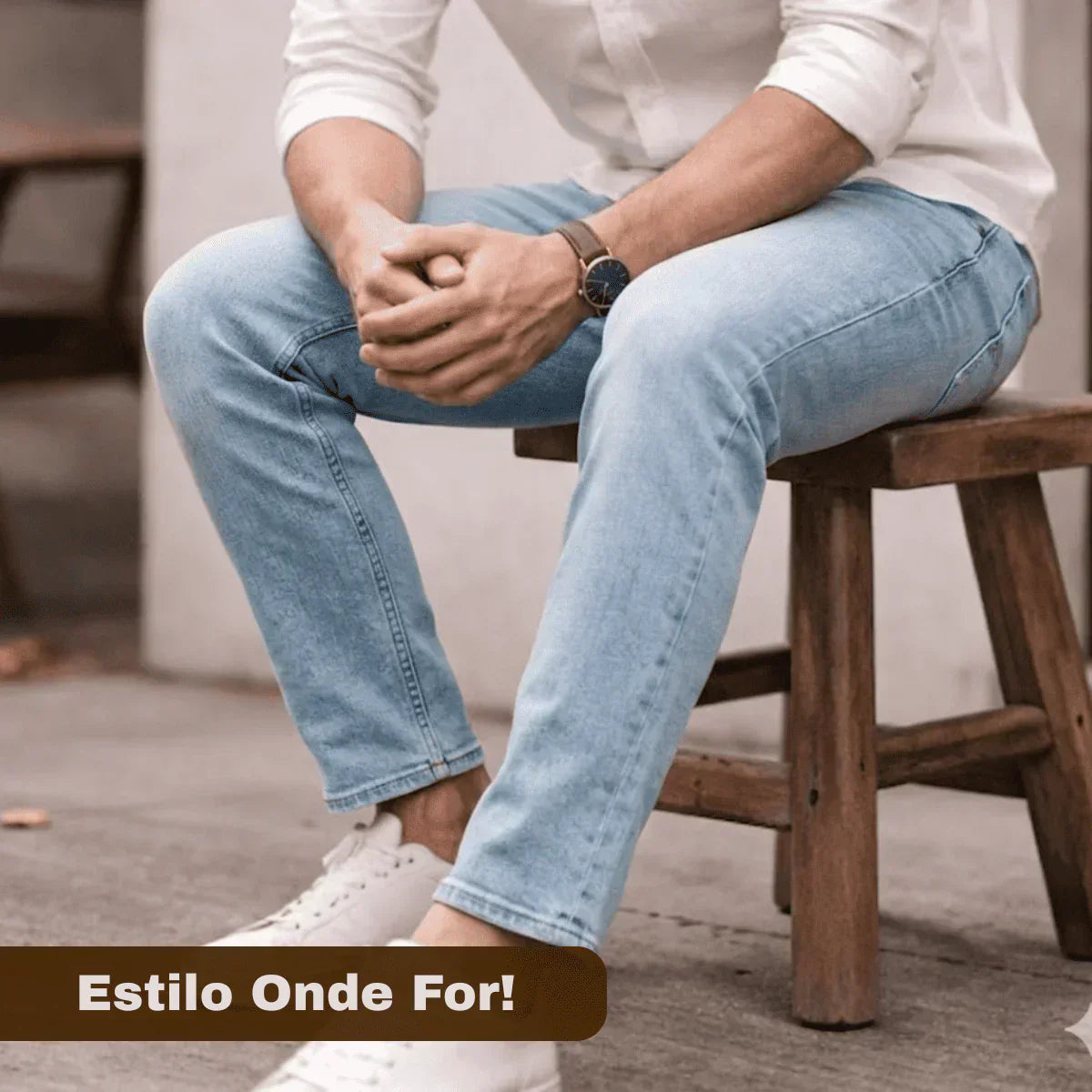 (Compre 1 Leve 3) Calça Jeans Masculina Elastano Premium + Frete Grátis 🔥