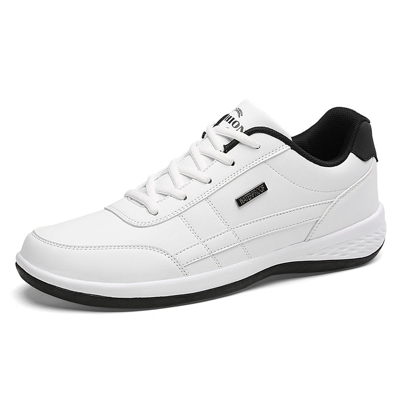 Sapatênis Masculino de Couro de Plutônio - Estilo e Conforto