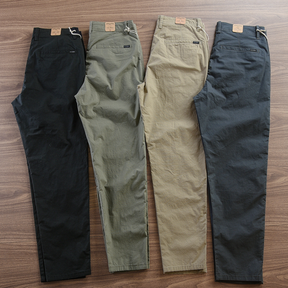[LEVE 4 PAGUE 2] CALÇAS RETA EM SARJA PREMIUM MASCULINA (ESTILO E CONFORTO EM CADA PASSO!)