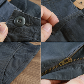 [LEVE 4 PAGUE 2] CALÇAS RETA EM SARJA PREMIUM MASCULINA (ESTILO E CONFORTO EM CADA PASSO!)