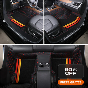 LuxDrive – DIRETO DA FABRICA 🔥 - Conjunto Tapetes Veiculares Luxo e Conforto | Parte Dianteira e Traseira (4 Peças)