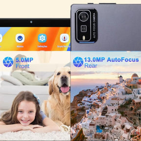 Tablet EasyTech Ultra 14 Full HD IPS | 128GB + 6GB RAM | Android 13 | Dual Chip | 6000mAh 🔥 + BRINDE: Capinha e Teclado