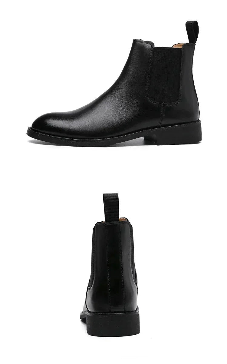 Bota Masculina de Couro Elegance - Conforto e Estilo para o Inverno
