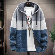 Casaco Masculino de Lã com Capuz - Estilo e Conforto