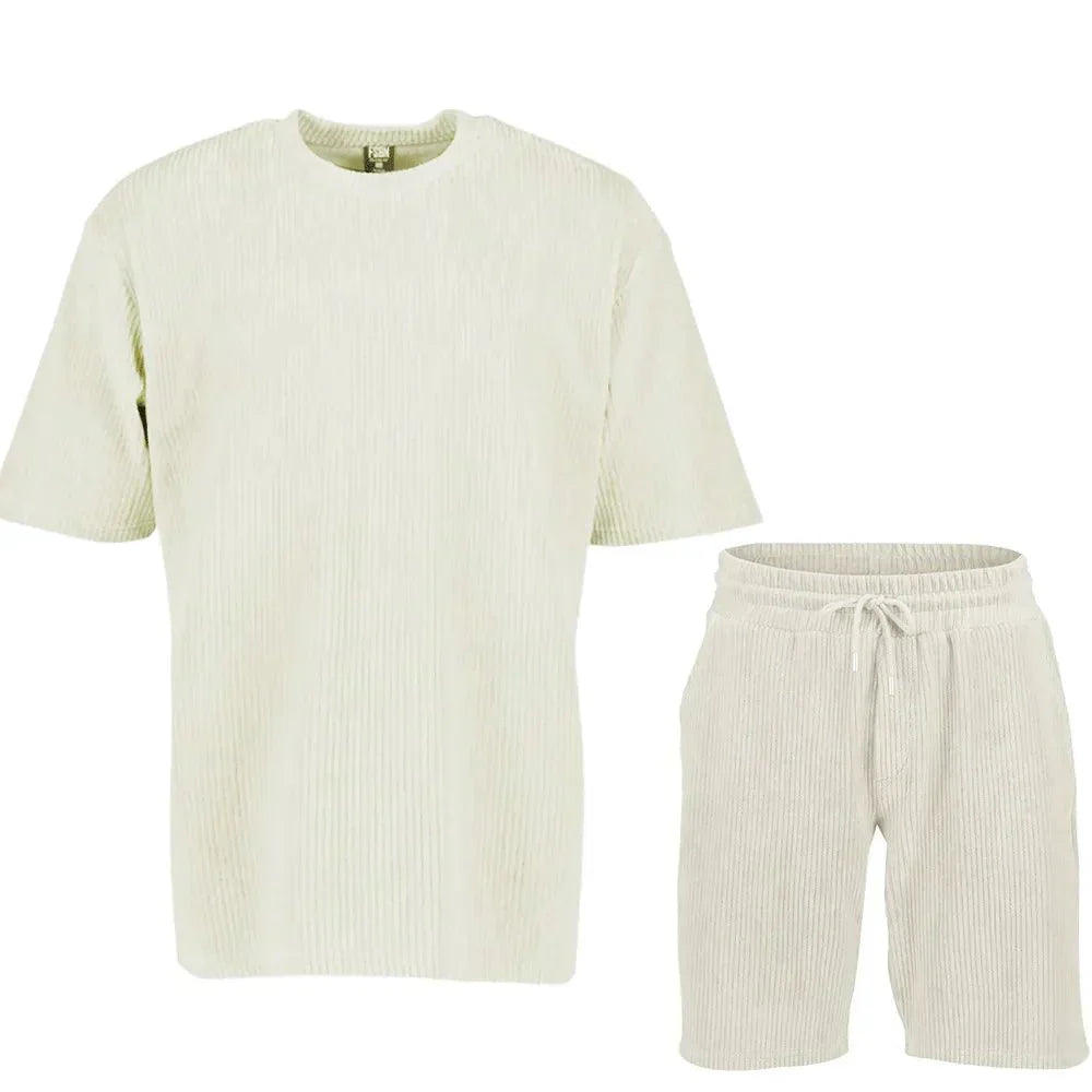 Conjunto Masculino Casual Bermuda e Camiseta