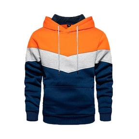 Moletom Masculino Listrado com Capuz - Estilo Streetwear Casual