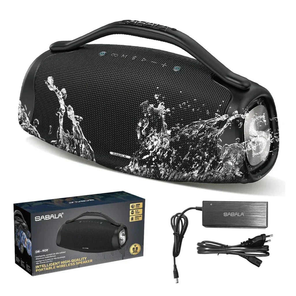 🔥  QUEIMA DE ESTOQUE!! 🔥 Caixa de Som Premium Boombox DR-909 Bluetooth 200w 39000mah Tws Ipx6.