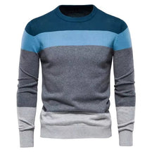 Suéter Masculino Listrado Slim Fit